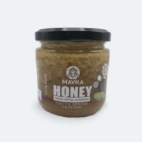 Honey Fusion Spread Green Coffee-Cardamom, 8.82 oz