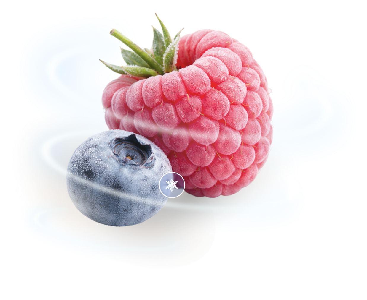 Fresh from freezer berries